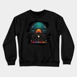 Volume VU Meter Vintage Audio Engineer Recording Studio Crewneck Sweatshirt